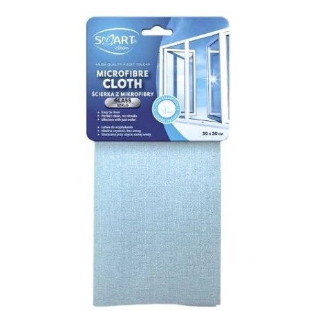 Smart Clean utierka z mikrovlákna na sklo 30x30cm 1ks