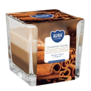 Aura Bispol Cinnamon Cloves vonná sviečka 170g