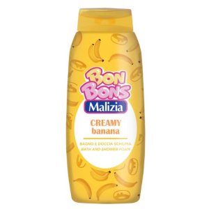 Malizia BonBons Creamy Banana dámsky sprchový gél + pena do kúpeľa 500ml