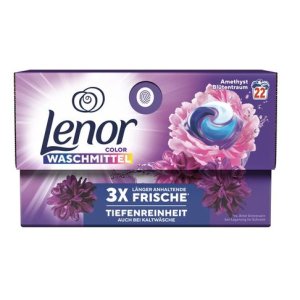 Lenor Color Amethyst Blutentraum gélové tablety na pranie 22ks