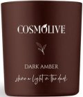 Prírodná sójová sviečka s vôňou tmavého jantáru - Cosmolive Dark Amber 210g