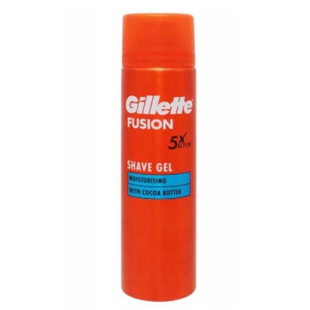 Gillette Fusion5 Moisturizing Cocoa Butter pánsky gél na holenie 200ml