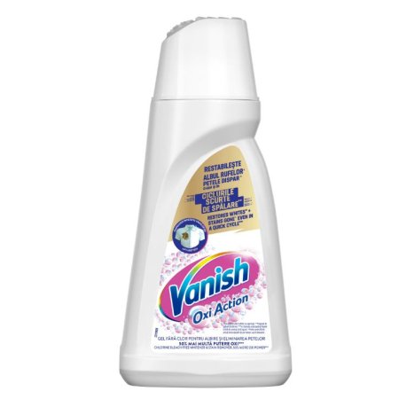 Vanish Oxi Action White tekutý odstraňovač škvŕn 1l
