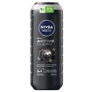 Nivea Active Clean pánsky sprchový gél 500ml  