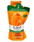 Elseve DUOPACK šampón na vlasy Extraordinary Oil 400ml + náhradná náplň do šampónu 250ml