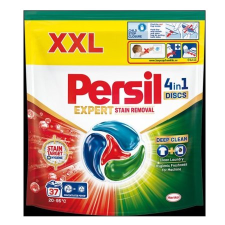 Persil 4v1 discs Expert Stain Removal gélové tablety na pranie 37ks