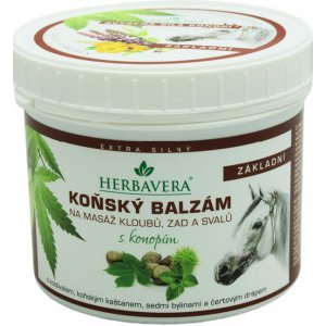 Herbavera konský balzám s konopím 500ml