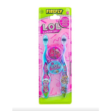 KIDS LOL Surprise detská zubná kefka s krytom 2ks