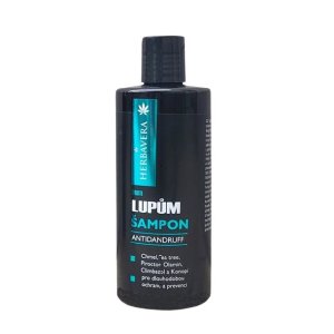 Herbavera šampón proti lupinám s chmeľom, Tea Tree, Piroctone Olamine a konope 300 ml – účinná starostlivosť o pokožku hlavy
