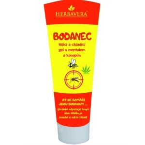 Herbavera Bodanec gél po bodnutí hmyzom 25ml s mentolom a konope – upokojenie podráždenej pokožky