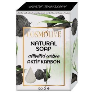 Cosmolive prírodné detoxikačné mydlo s aktívnym uhlím 100g
