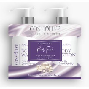 Cosmolive Pearl set - sprchový gél 300ml a telové mlieko 300ml