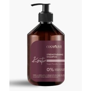 Cosmolive šampón s keratínom pre obnovu a posilnenie vlasov 500ml