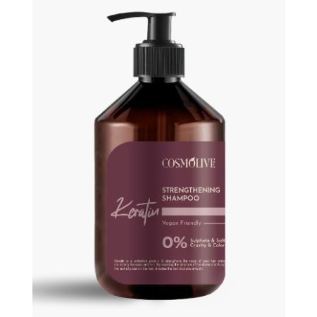 Cosmolive šampón s keratínom pre obnovu a posilnenie vlasov 500ml
