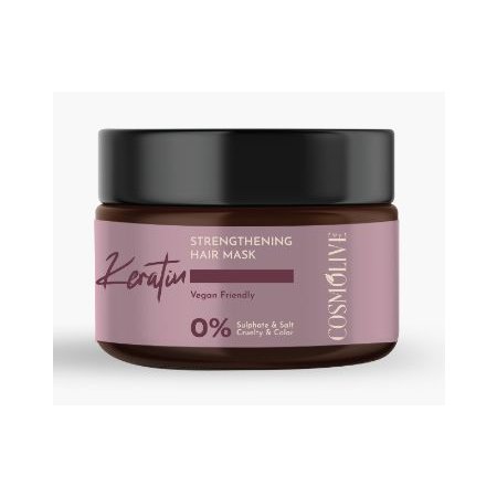 Cosmolive keratinová maska pre silné a lesklé vlasy 250ml