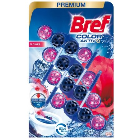 Bref Color Aktiv WC blok Flowers 4x50g