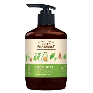 Green Pharmacy Aloe Vera a Avokádový olej tekuté mydlo 460ml s dávkovačom
