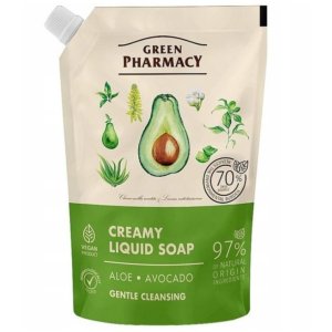 Green Pharmacy Aloe&Avocado tekuté mydlo - náhradná náplň 460ml