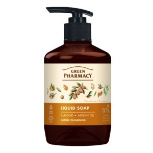 Green Pharmacy Mandľa a Arganový olej tekuté mydlo 460ml s dávkovačom