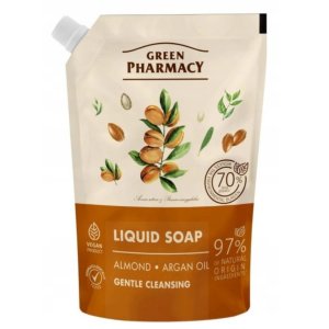 Green Pharmacy Almond&Argan oil tekuté mydlo - náhradná náplň 460ml