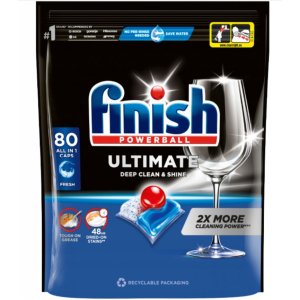 Finish Ultimate Fresh tablety do umývačky 80ks