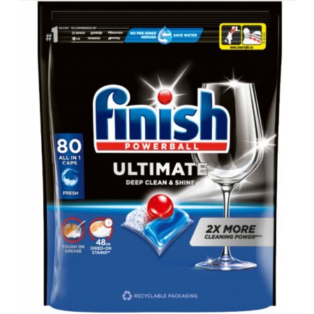 Finish Ultimate Fresh tablety do umývačky 80ks