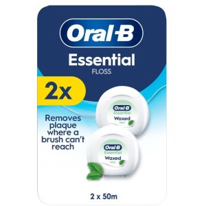 Oral-B Essential Floss Mint zubná niť voskovaná 2x50m 