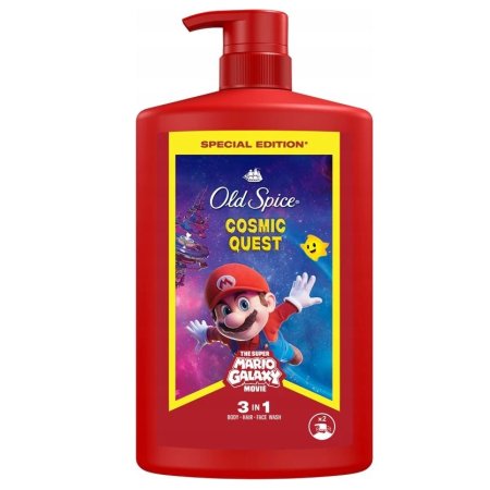 Old Spice Super Mario (Wolfthorn) pánsky sprchový gél 1L s dávkovačom
