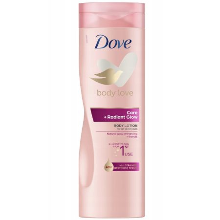 Dove Body Love Care+Radiant Glow dámske telové mlieko 400ml
