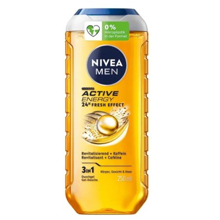 Nivea Active Energy pánsky sprchový gél 250 ml 