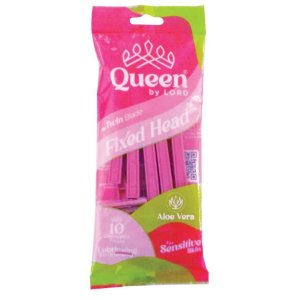QUEEN (Zorrik) 2-britvový dámsky holiaci strojček 10ks