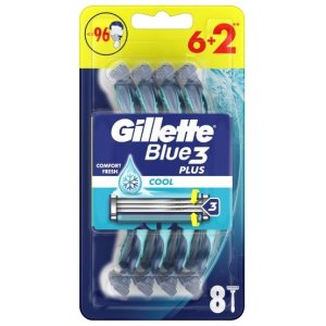 Gillette Blue 3 (Blue3) Cool strojček na holenie 6+2ks