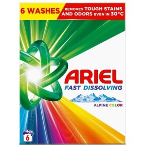 Ariel Alpine Color prací prášok 330g na 6 pracích dávok