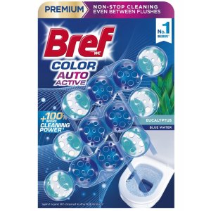 Bref Color AUTO Aktiv Eucalyptus WC záveska 3x50g