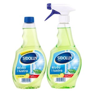 Sidolux DUO Lemon čistič okien 500ml MR + náhradná náplň 500ml