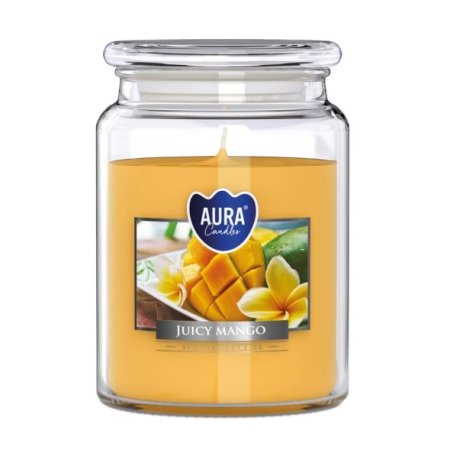 Aura Bispol Juicy Mango vonná sviečka 500g