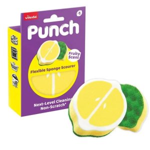 Vileda PUNCH hubka na riad v tvare citróna 1ks
