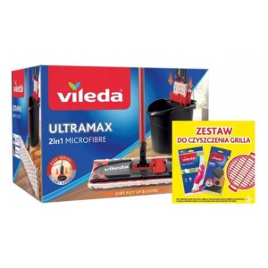 Vileda Ultramax complete set – efektívne čistenie podláh 2v1 + grilovací set