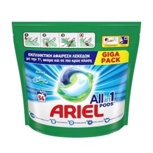 Ariel Alpine gélove tablety na pranie 54ks 