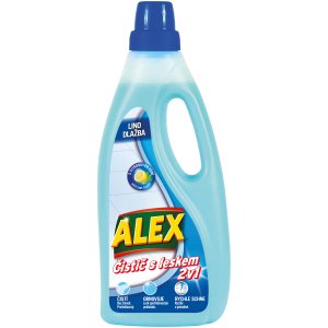 Alex čistič na podlahy 750ml čistič s leskom dlažba, linoleum, vinyl 2v1 s citrónovou vôňou