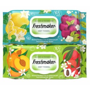 Freshmaker vlhčené obrúsky Fruit 100ks