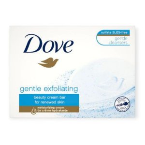Dove Gentle Exfoliating krémové toaletné mydlo 90g