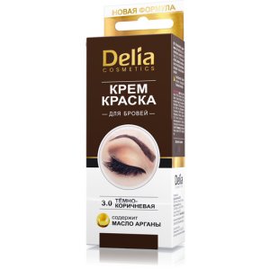 Delia Cosmetics Cameleo profesionálna krémová farba na obočie bez amoniaku 4.0 Brown 15 ml