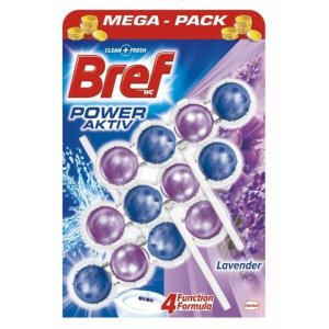 Bref Power Aktiv WC blok Lavender 3x50g