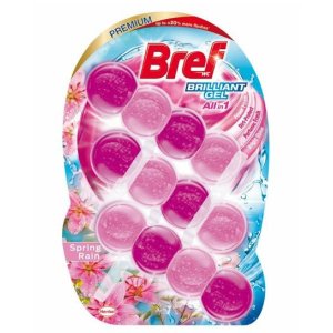Bref Brilliant Gel Spring Rain WC záveska 3x42g