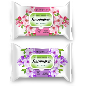 Freshmaker vlhčené obrúsky Apple&Cherry 100ks
