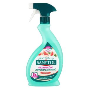 Sanytol dezinfekčný univerzálny čistič v spreji s vôňou grepu 750ml