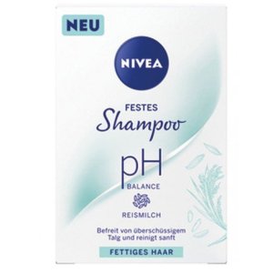 Nivea Balance Rice Milk tuhý šampón na vlasy 75g