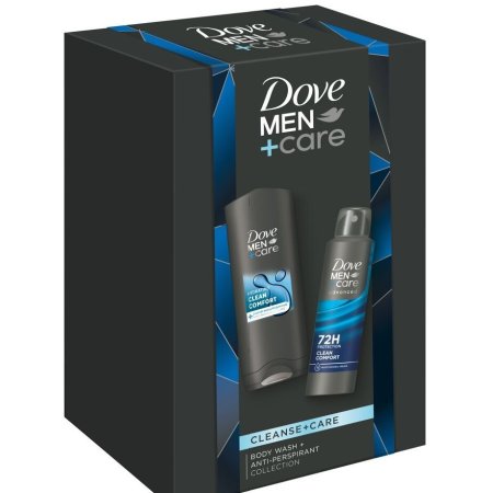 Dove Clean Comfort - pánsky darčekový set 2ks