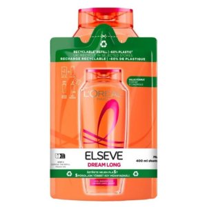 Elseve DUOPACK šampón na vlasy Dream Long 400ml + náhradná náplň do šampónu 250ml